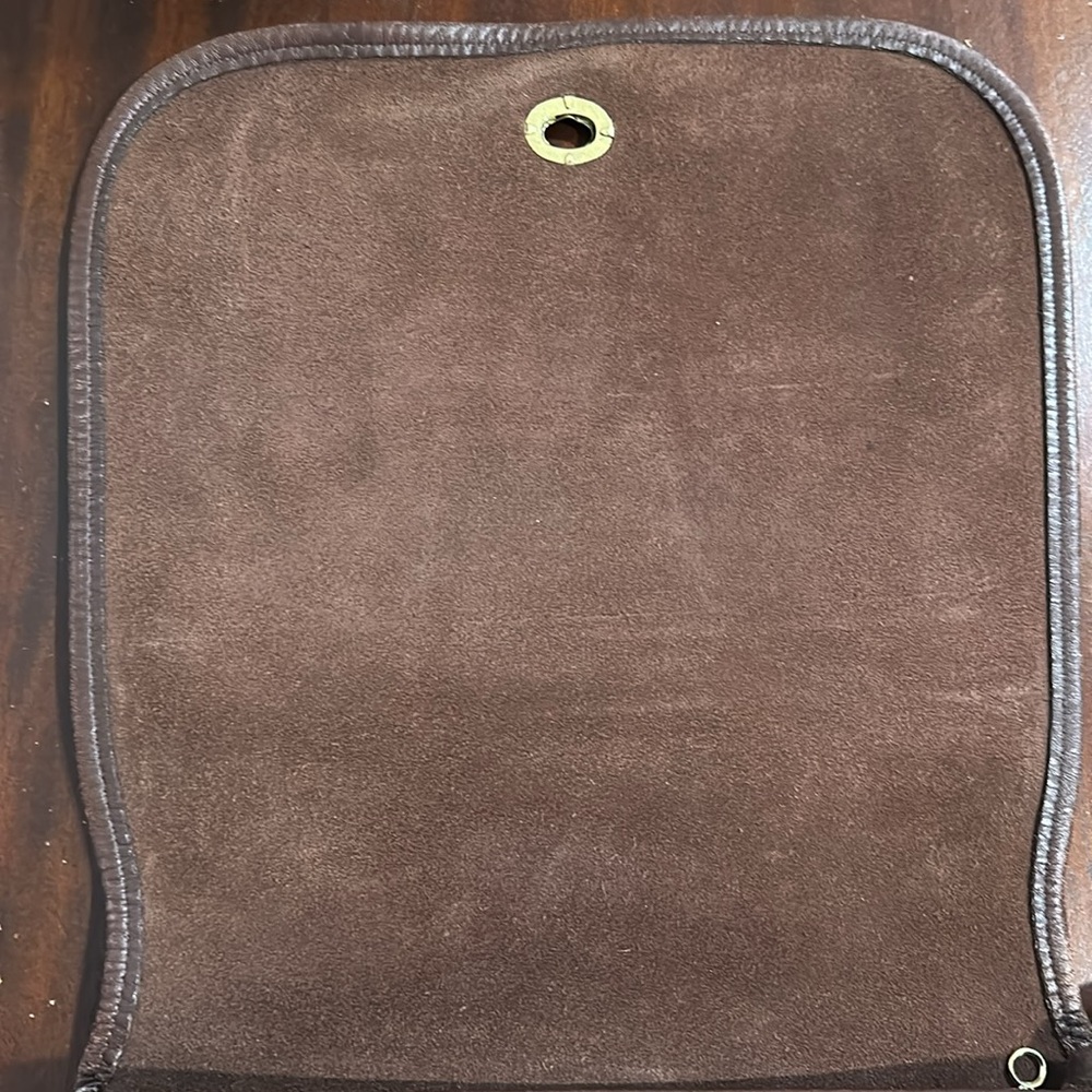 Vintage Coach Stewardess Bag Purse 9525 Dark Brown Mahogany Costa Rica - Picture 9 of 12